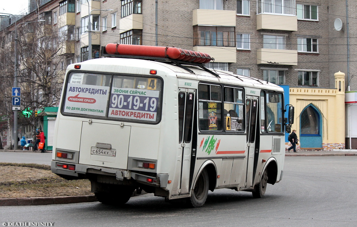 Томская область, ПАЗ-32054 № С 654 КХ 70