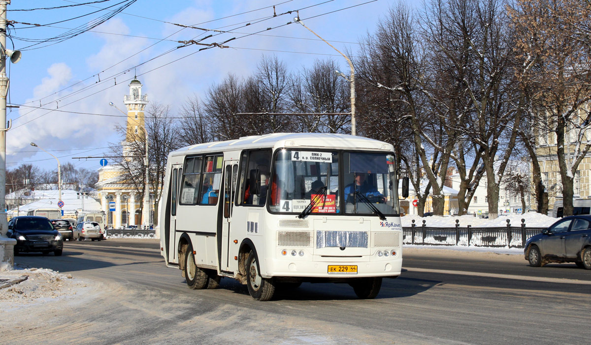 Костромская область, ПАЗ-32054 № ЕК 229 44