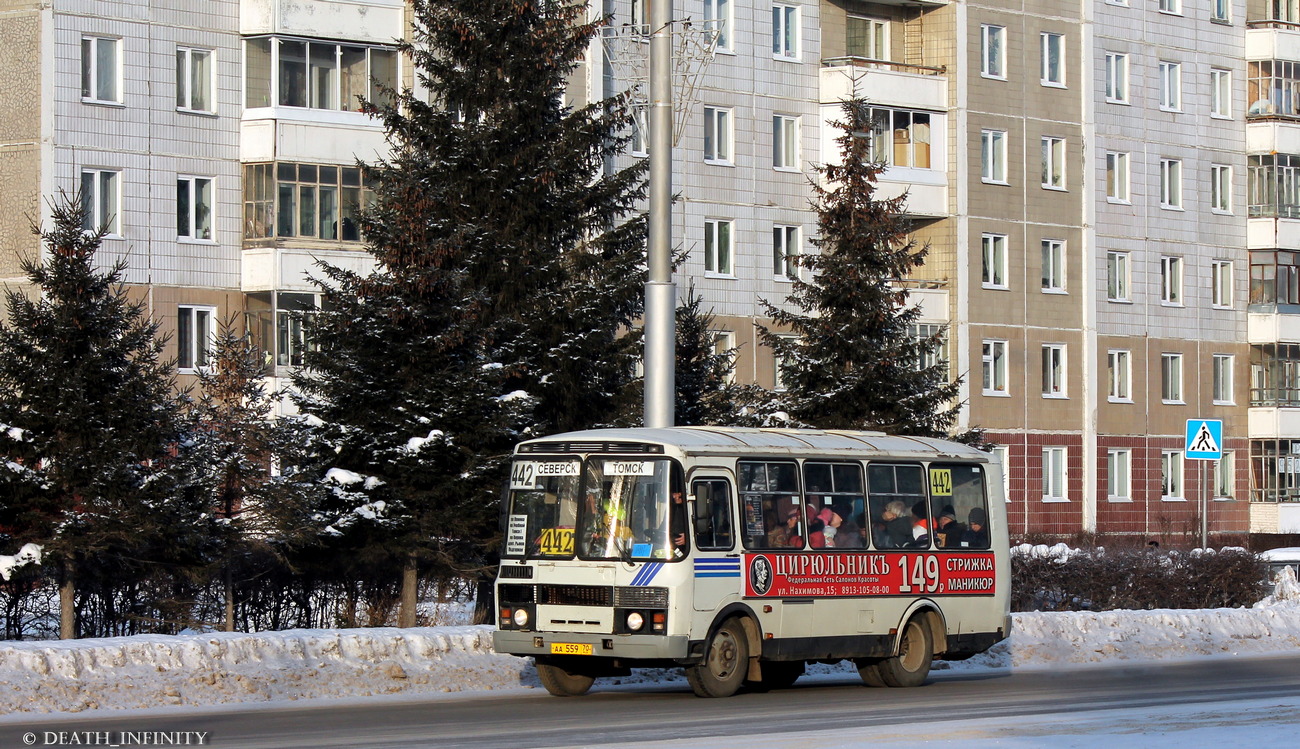 Томская область, ПАЗ-3205-110 № АА 559 70