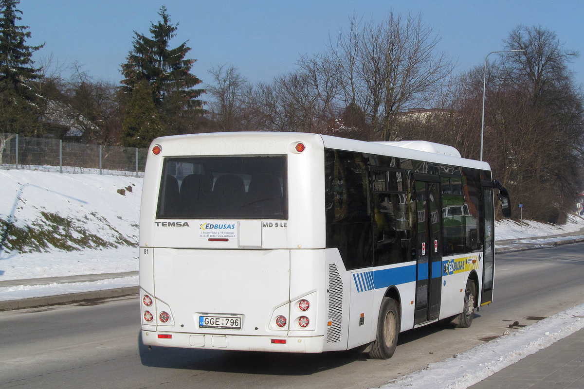 Литва, TEMSA MD9 LE № 81