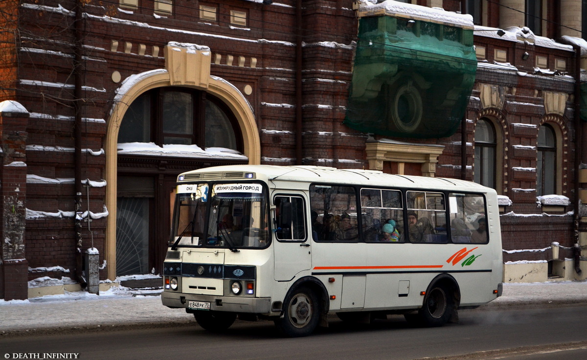 Томская область, ПАЗ-32054 № Е 848 РК 70