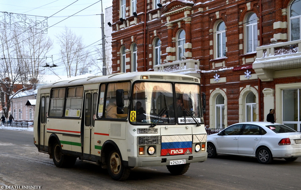 Томская область, ПАЗ-32054 № К 242 ЕР 70