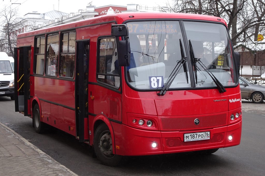 Ярославская область, ПАЗ-320414-04 "Вектор" (1-2) № М 187 РО 76