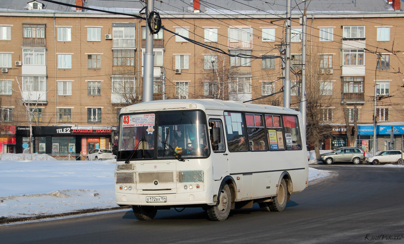 Новасібірская вобласць, ПАЗ-32054 № Е 172 ВХ 154
