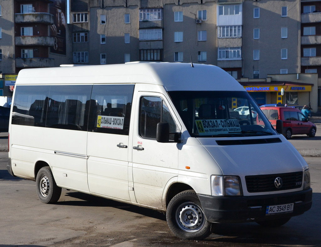 Волынская область, Volkswagen LT35 № AC 3549 BT