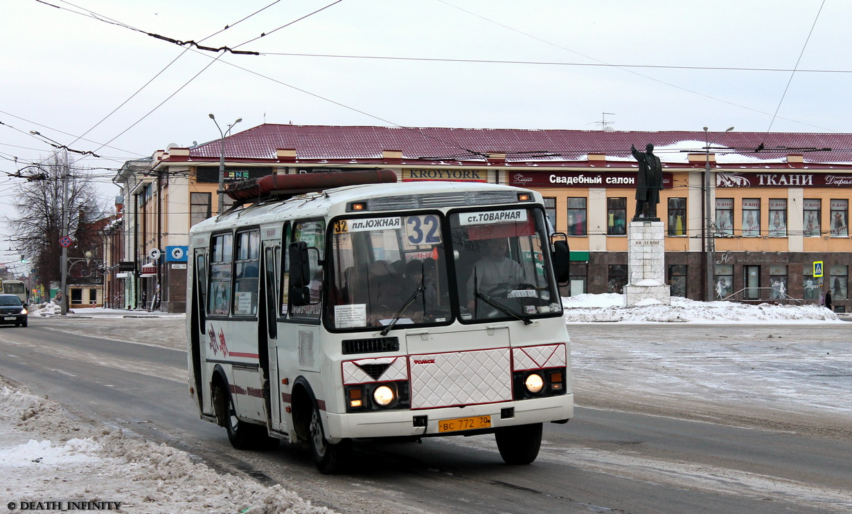 Томская область, ПАЗ-32051-110 № ВС 772 70