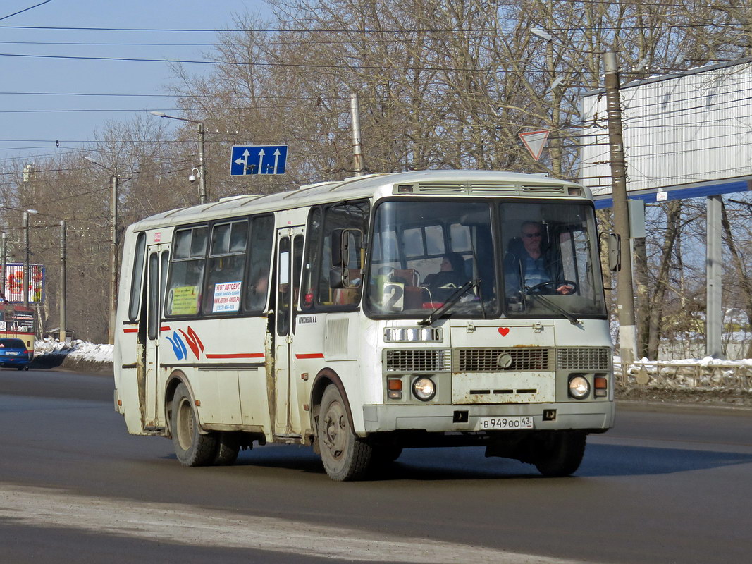 Кировская область, ПАЗ-4234 № В 949 ОО 43