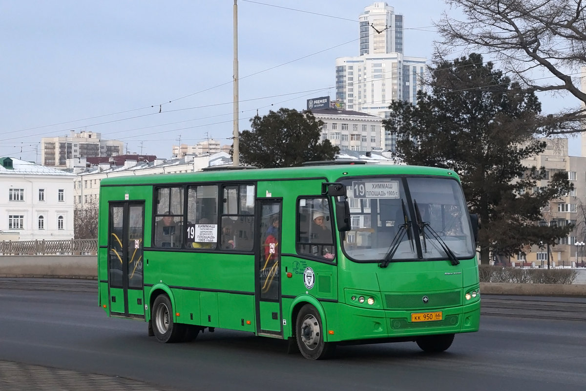 Sverdlovsk region, PAZ-320414-04 "Vektor" (1-2) # КК 950 66