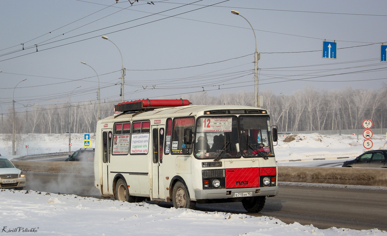 Новосибирская область, ПАЗ-32054 № Е 715 ХК 154