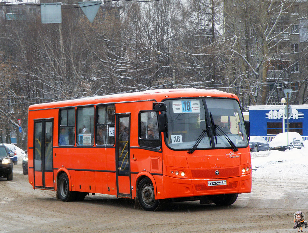 Нижегородская область, ПАЗ-320414-05 "Вектор" № О 126 ХХ 152