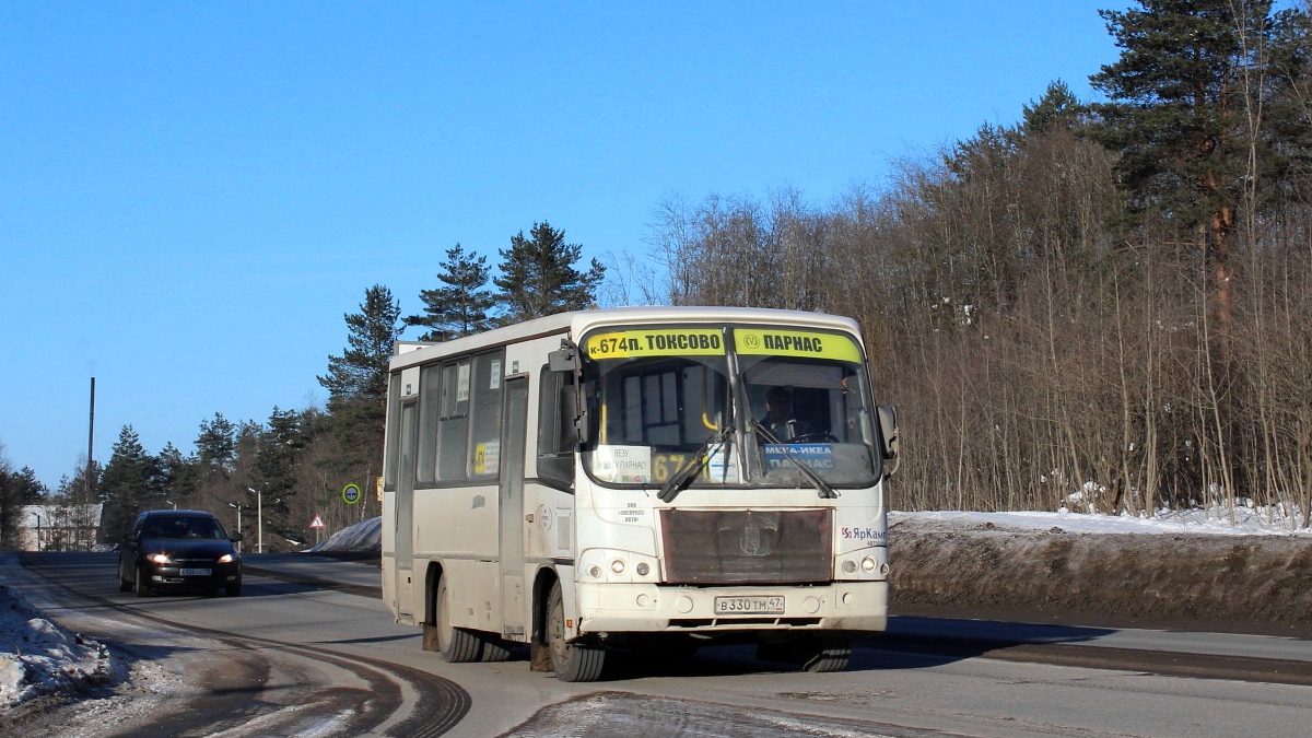 Ленинградская область, ПАЗ-320402-05 № В 330 ТМ 47