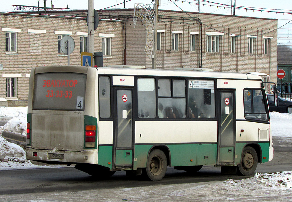 Вологодская область, ПАЗ-320402-03 № Е 560 ХМ 35