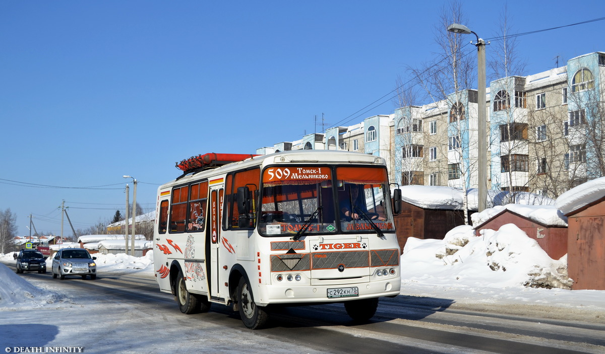 Томская область, ПАЗ-32053 № С 292 КН 70