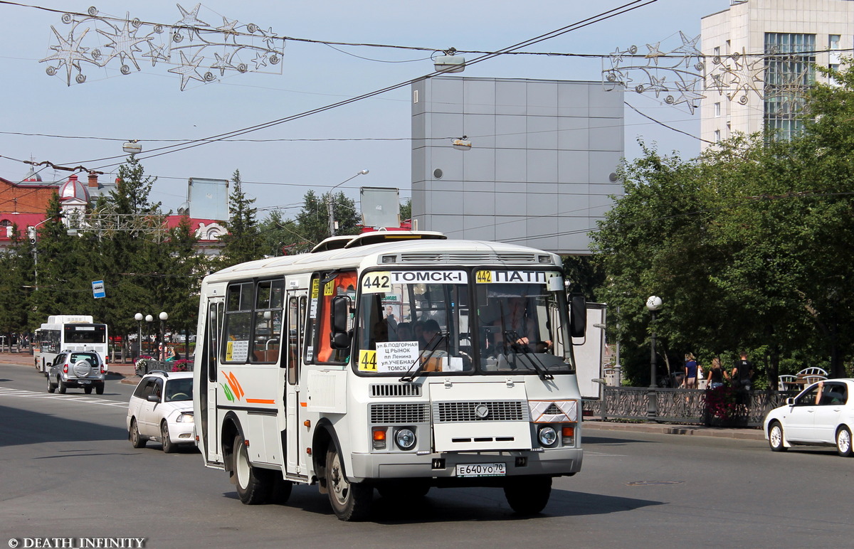 Томская область, ПАЗ-32054 № Е 640 УО 70