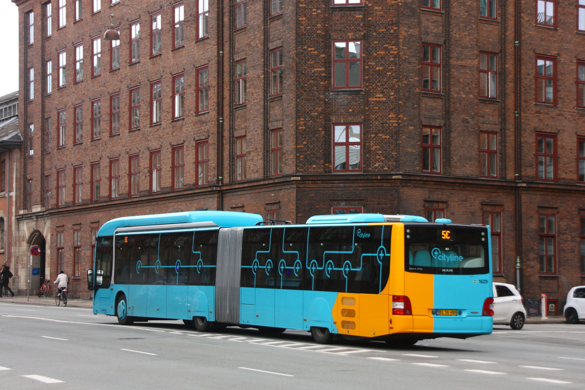 Дания, MAN A40 Lion's City GL NG313 CNG № 1629