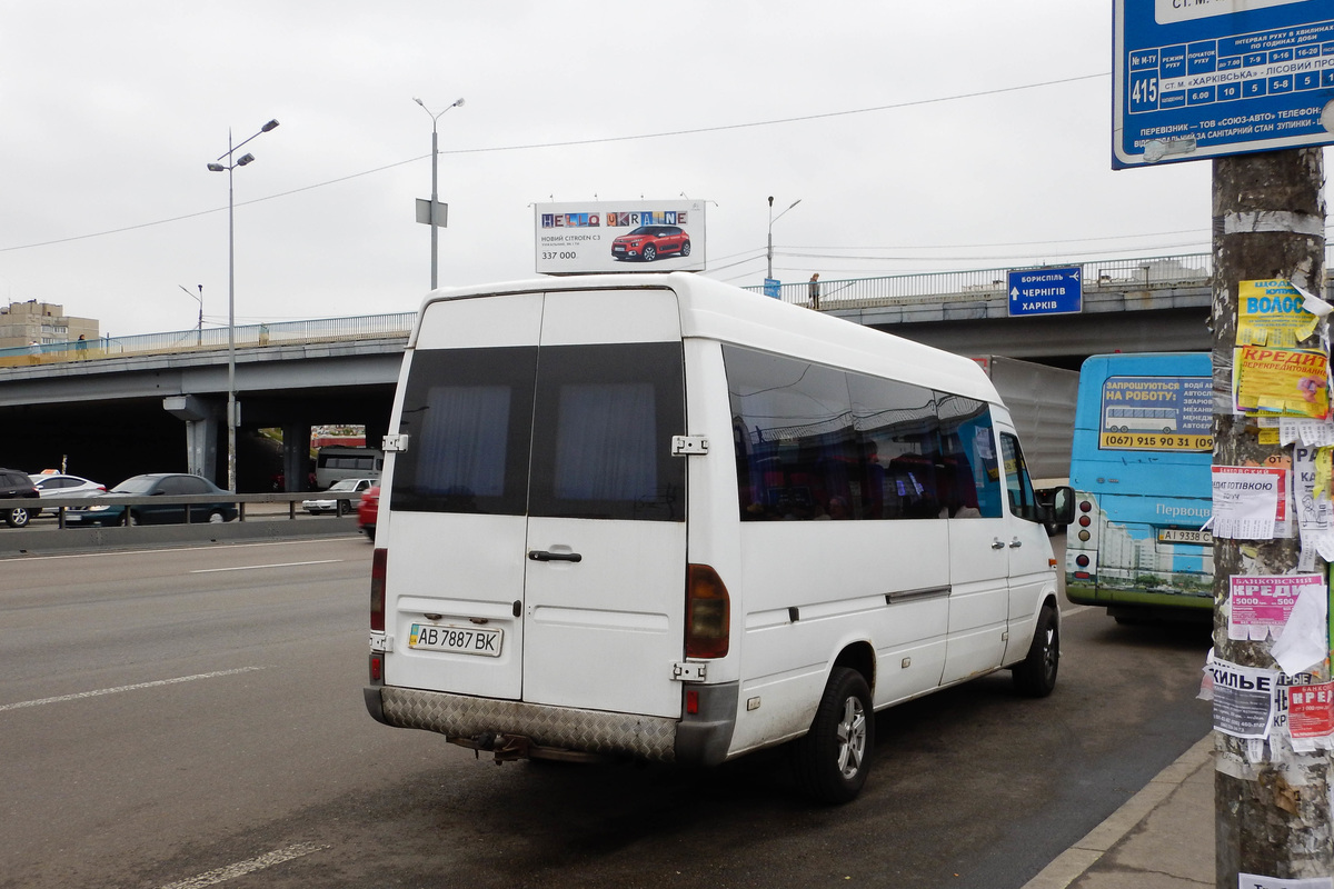 Киевская область, Mercedes-Benz Sprinter W903 313CDI № AB 7887 BK