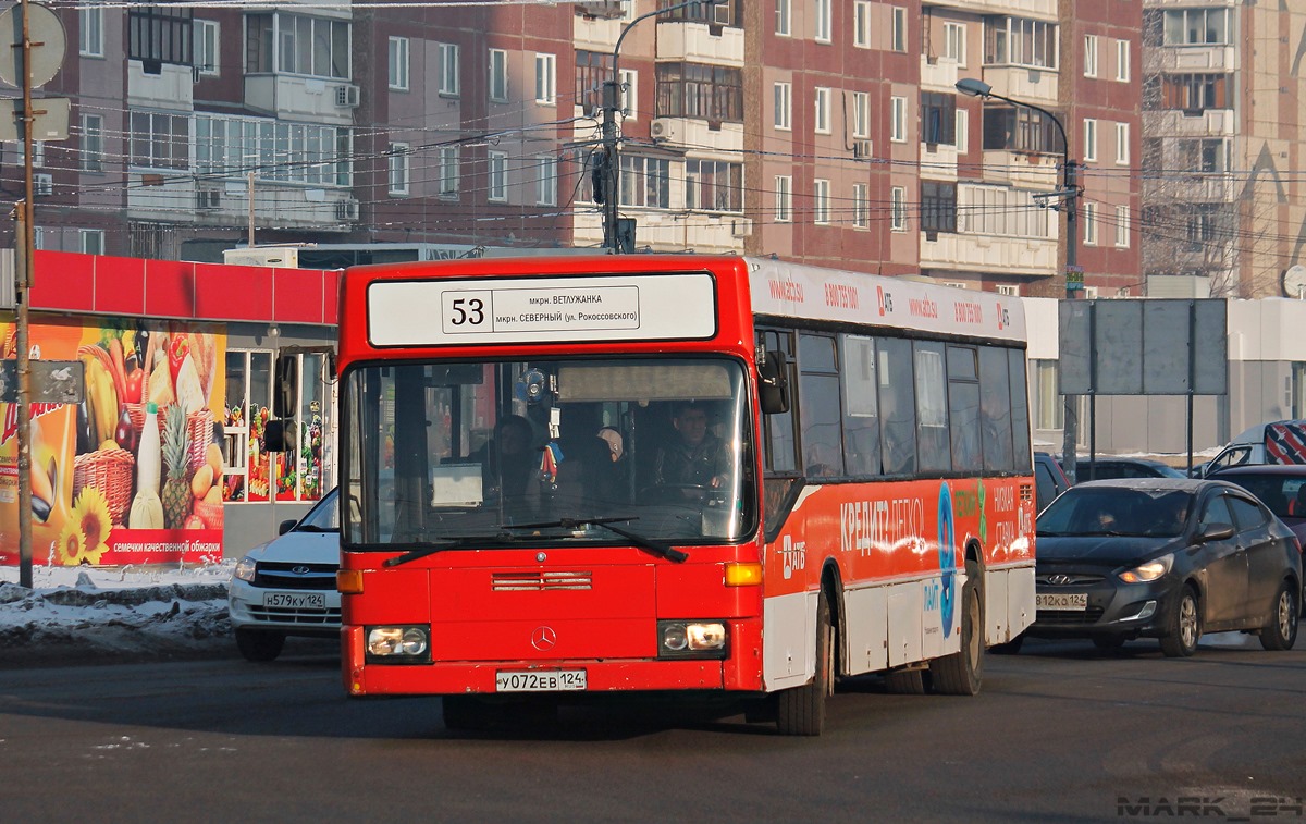 Красноярский край, Mercedes-Benz O405N № У 072 ЕВ 124