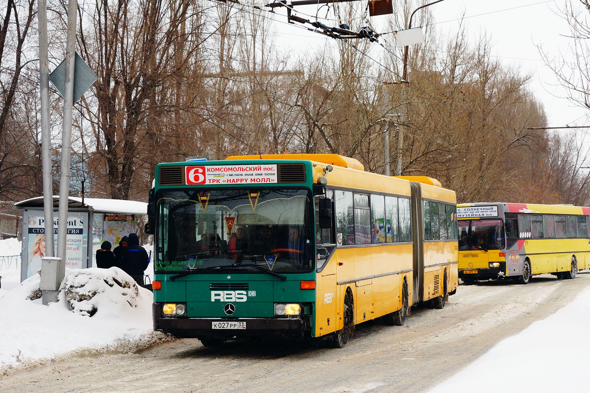 Саратовская область, Mercedes-Benz O405G № К 027 РР 33 — Фото — Автобусный  транспорт