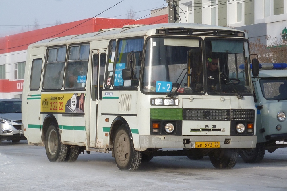 Свердловская область, ПАЗ-32053-07 № ЕК 573 66