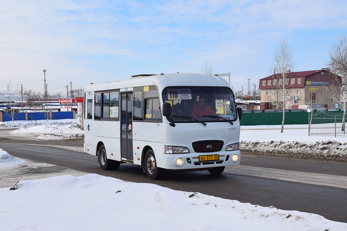 Алтайский край, Hyundai County SWB C08 (ТагАЗ) № АО 377 22