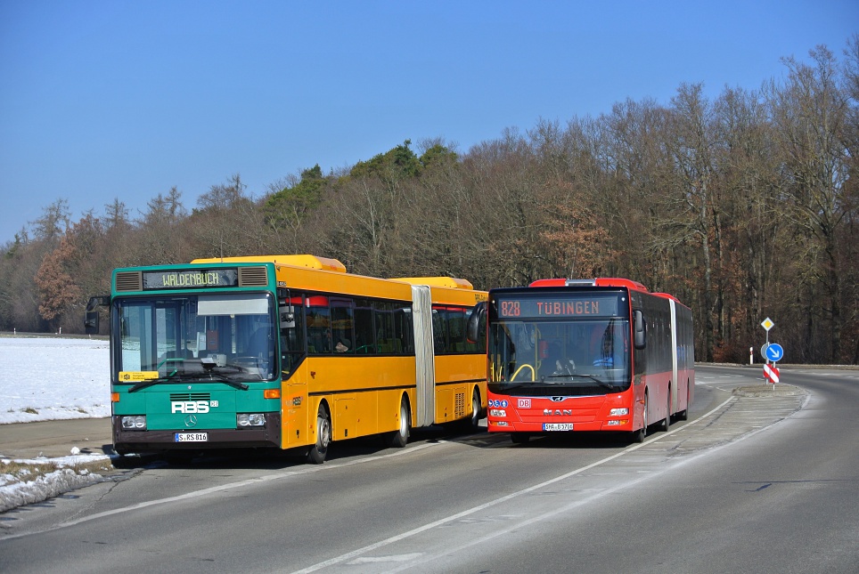 Баден-Вюртемберг, Mercedes-Benz O405G № 816; Баден-Вюртемберг, MAN A23 Lion's City G NG363 № 5706