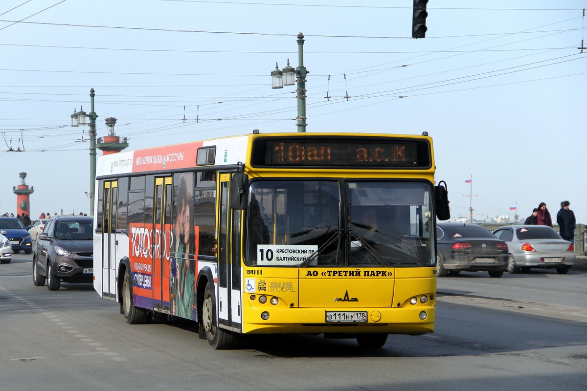 Санкт-Петербург, МАЗ-103.468 № В 111 НУ 178