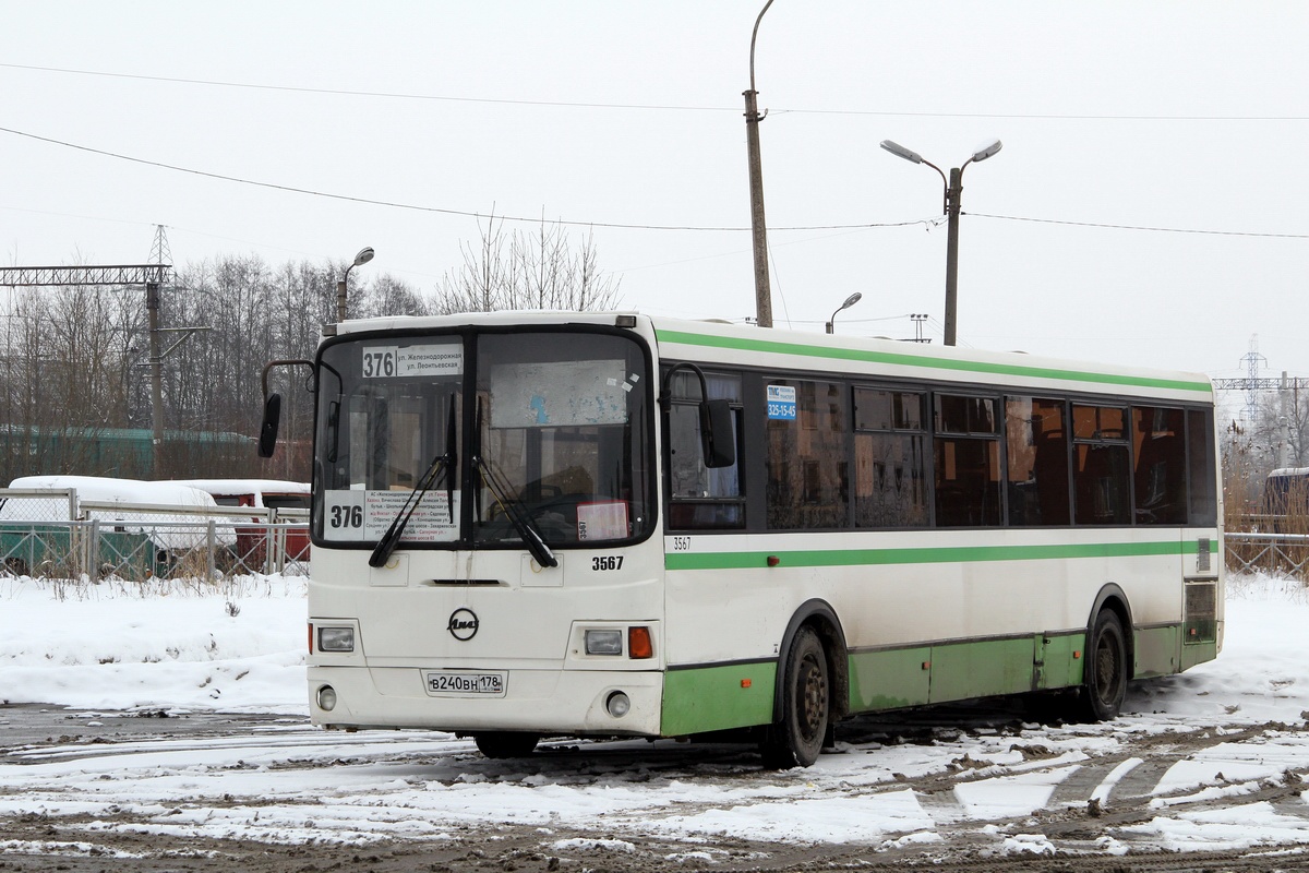 Санкт-Петербург, ЛиАЗ-5293.53 № 3567