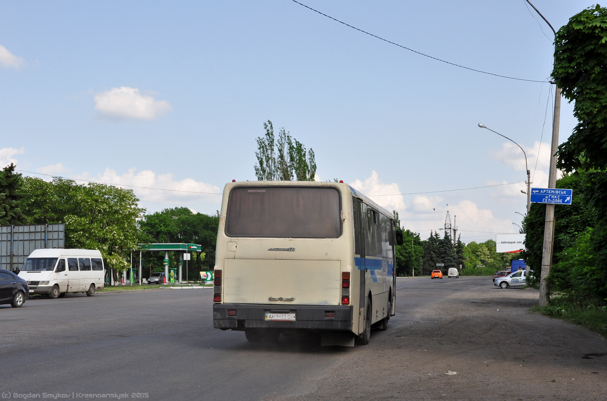 Донецкая область, ЛАЗ-4207FN "Лайнер-10" № AH 9453 BK