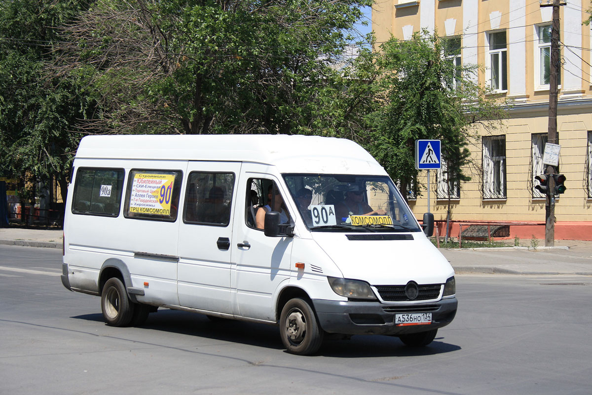 Волгоградская область, Mercedes-Benz Sprinter W904 408CDI № А 536 НО 134