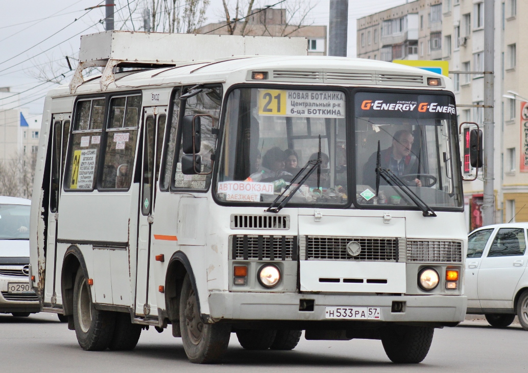Oryol region, PAZ-32054 # Н 533 РА 57