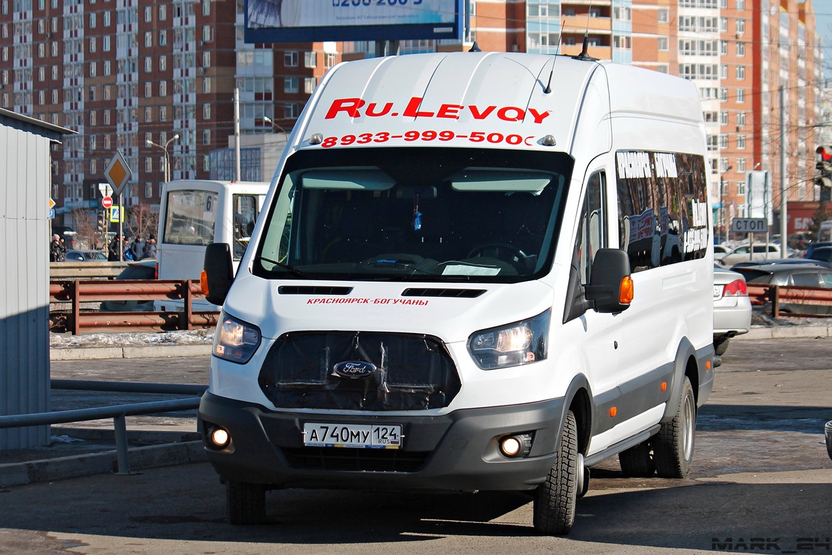 Красноярский край, Ford Transit FBD [RUS] (Z6F.ESG.) № А 740 МУ 124