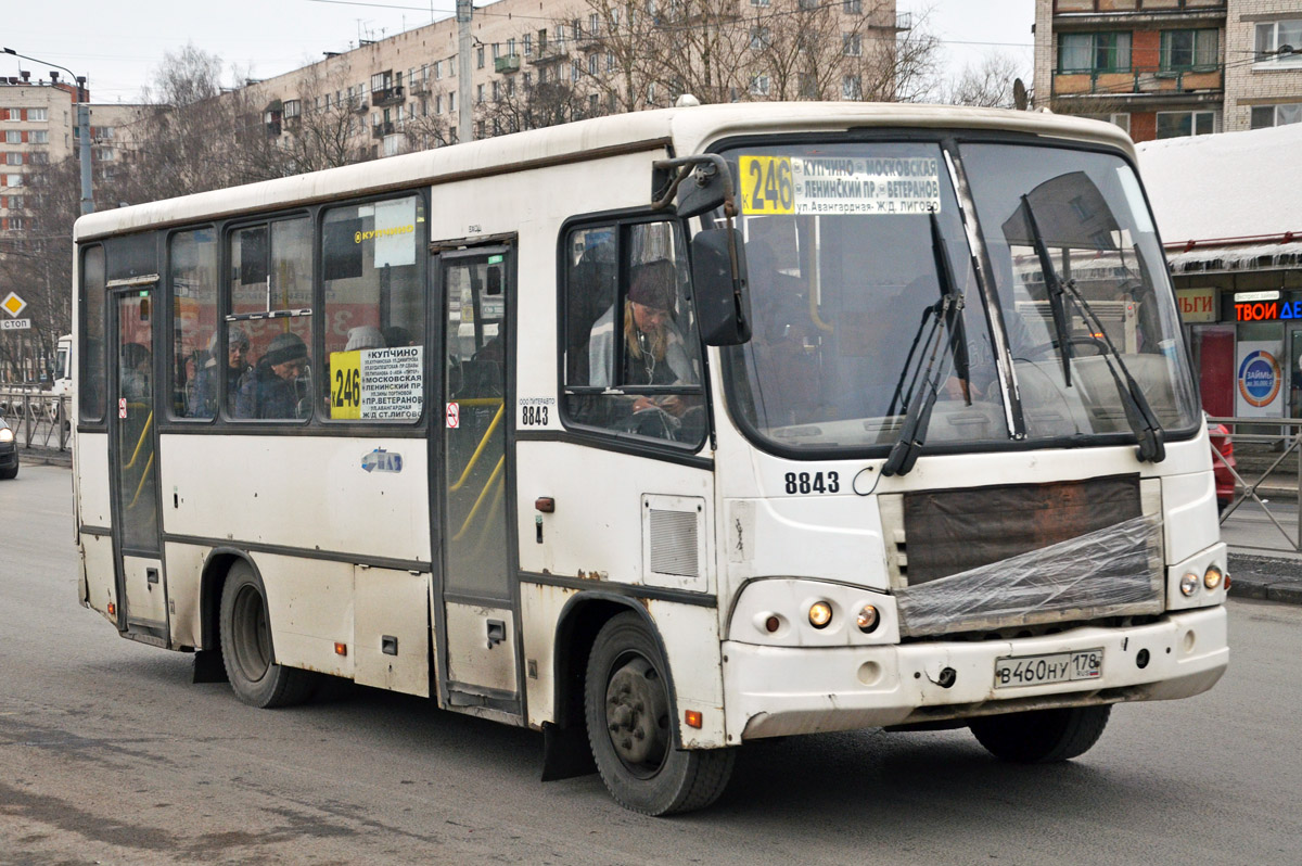 Санкт-Петербург, ПАЗ-320402-05 № 8843