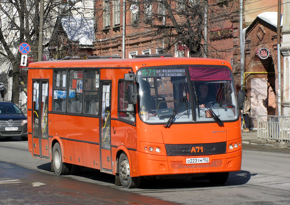 Nizhegorodskaya region, PAZ-320414-05 "Vektor" (1-2) № О 223 ТМ 152