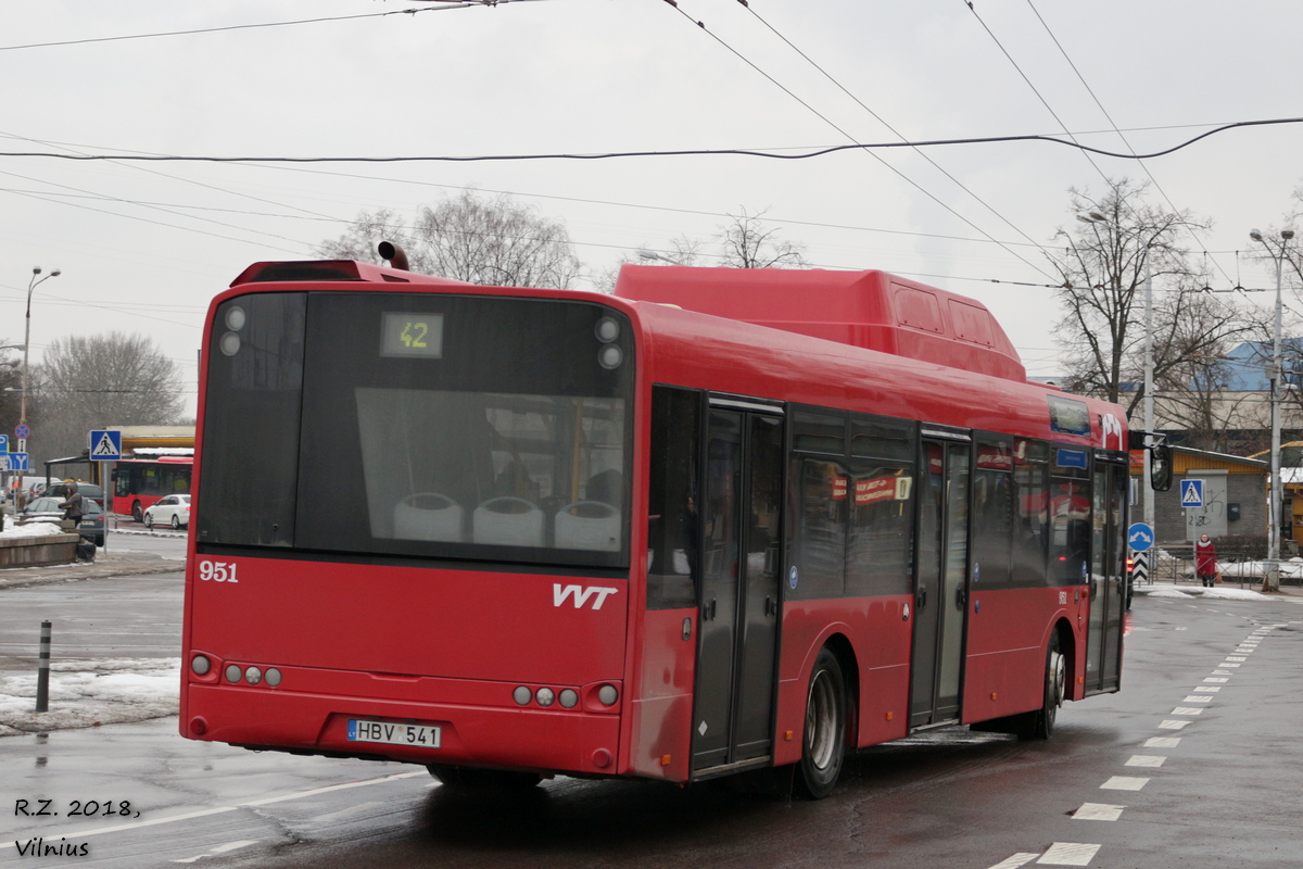 Литва, Solaris Urbino III 12 CNG № 951