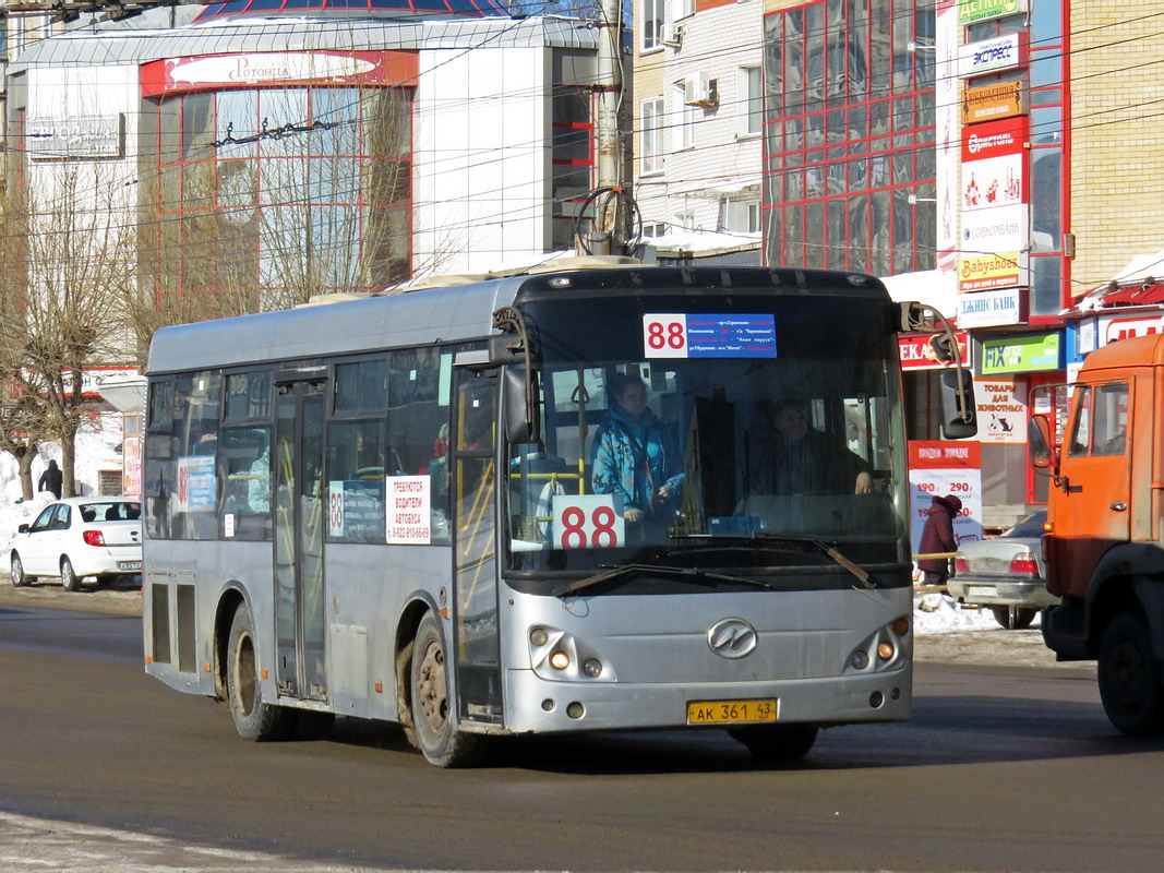 Кировская область, Higer KLQ6891GA № АК 361 43