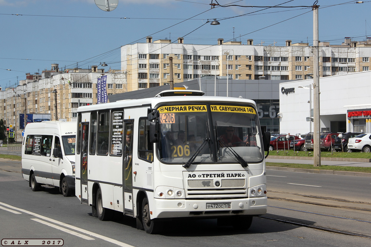 Санкт-Петербург, ПАЗ-320402-05 № У 472 ОС 178