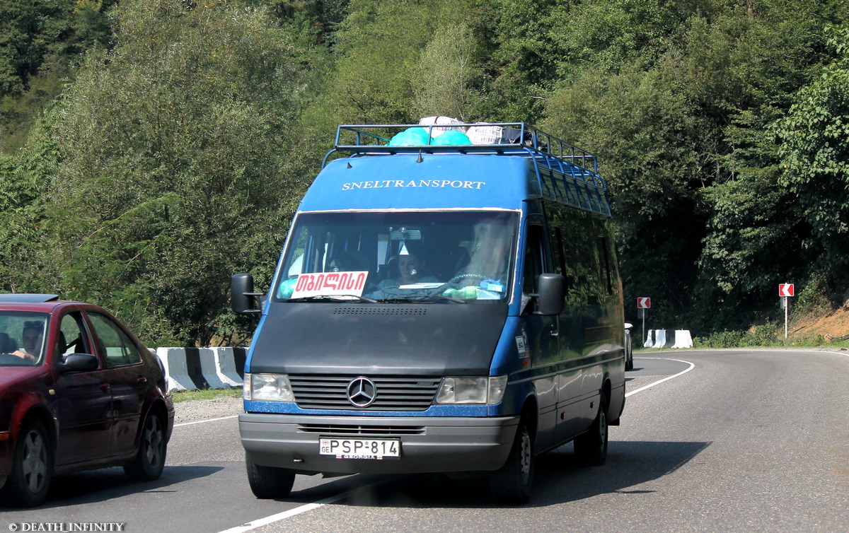 Грузия, Mercedes-Benz Sprinter № PSP-814 — Фото — Автобусный транспорт