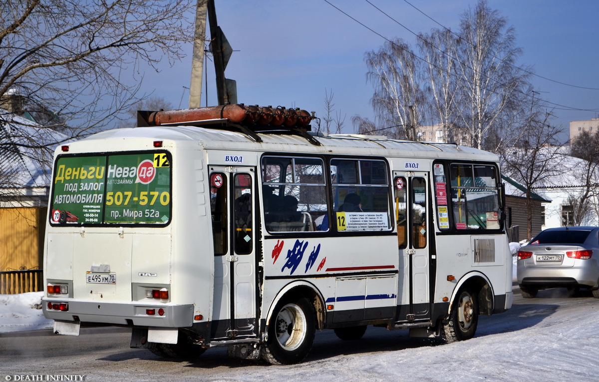 Томская область, ПАЗ-32054 № Е 495 УМ 70