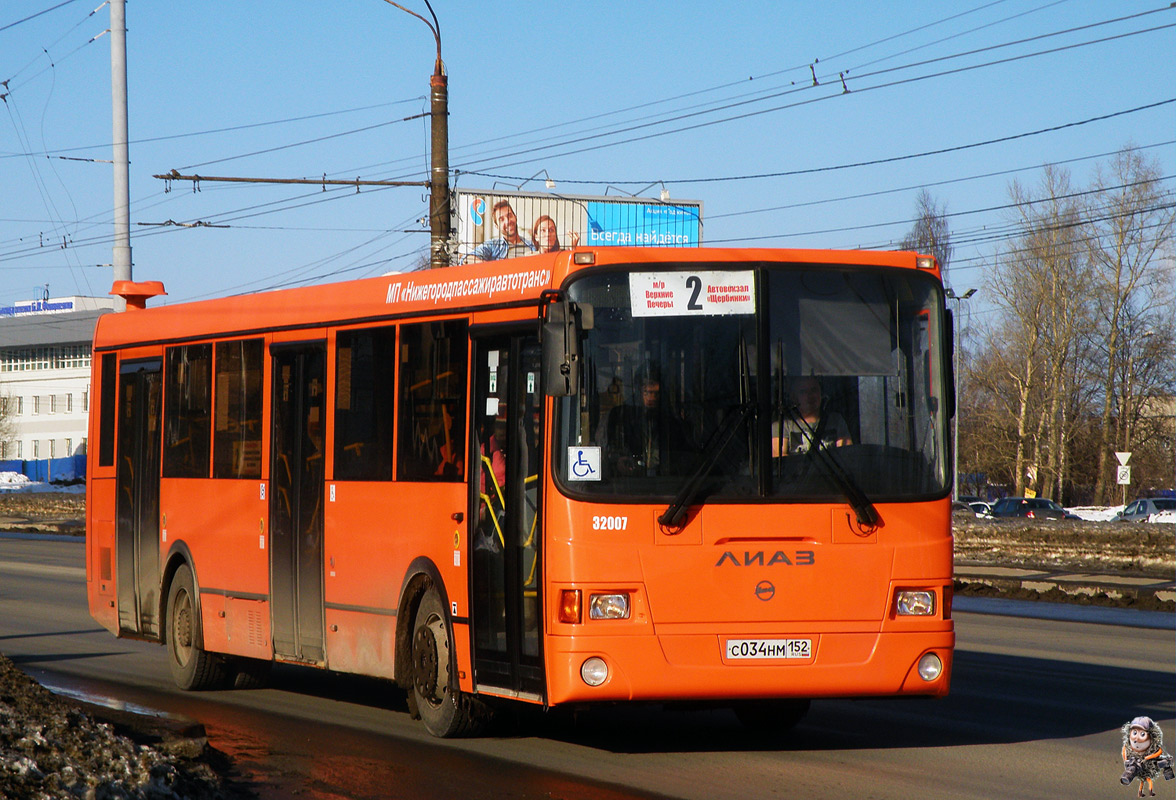 Нижегородская область, ЛиАЗ-5293.60 № 32007