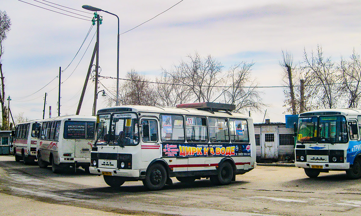 Томская область, ПАЗ-32051-110 № В 564 НТ 70; Томская область, ПАЗ-32054 № ВС 759 70