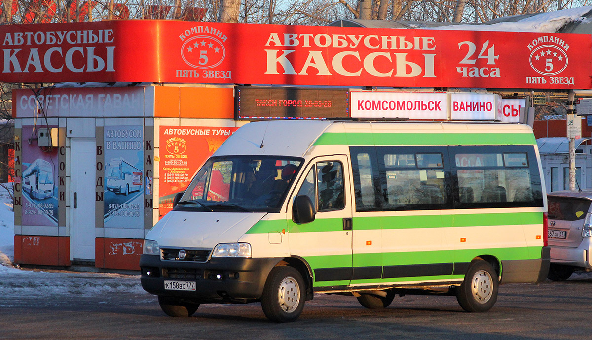 Хабаровский край, FIAT Ducato 244 CSMMC-RLL, -RTL № К 158 ВО 777