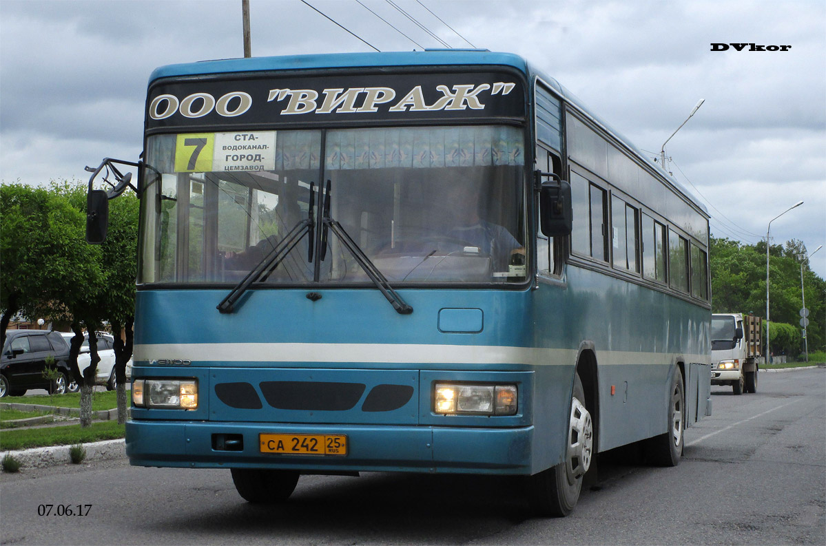 Приморский край, Daewoo BS106 (Busan) № СА 242 25 — Фото — Автобусный  транспорт