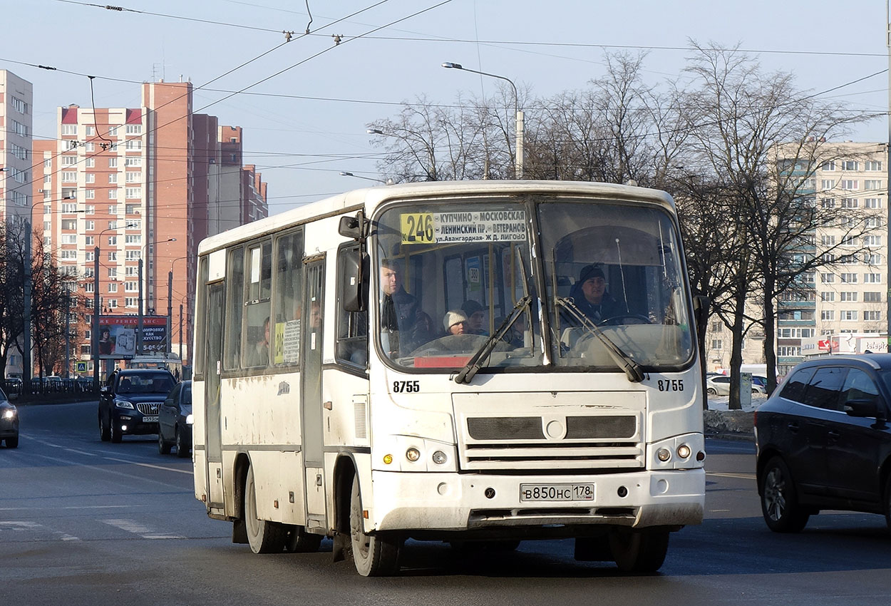 Санкт-Петербург, ПАЗ-320402-05 № 8755