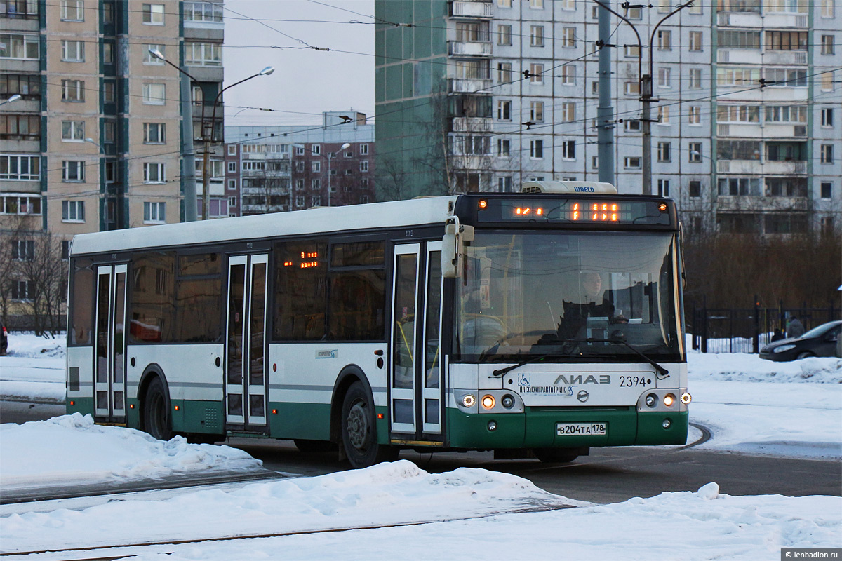 Санкт-Петербург, ЛиАЗ-5292.60 № 2394