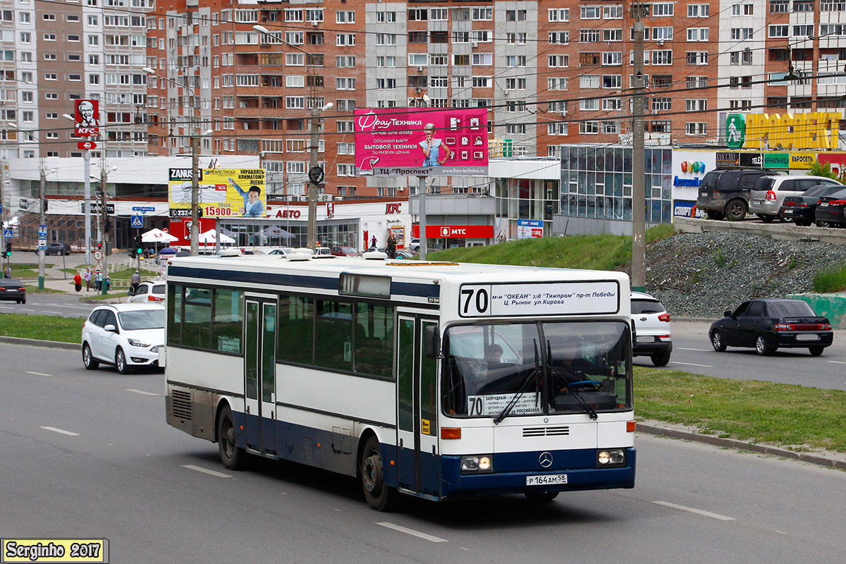 Пензенская область, Mercedes-Benz O405 № Р 164 АМ 58