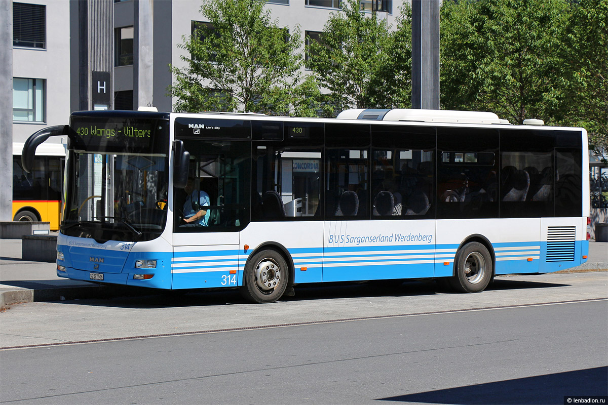 Швейцария, Göppel (MAN A66 Lion's City M NM283) № 314