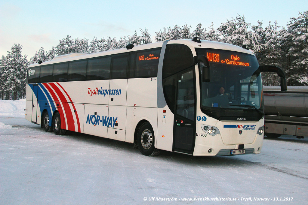 Norsko, Scania OmniExpress 360 č. N-1768