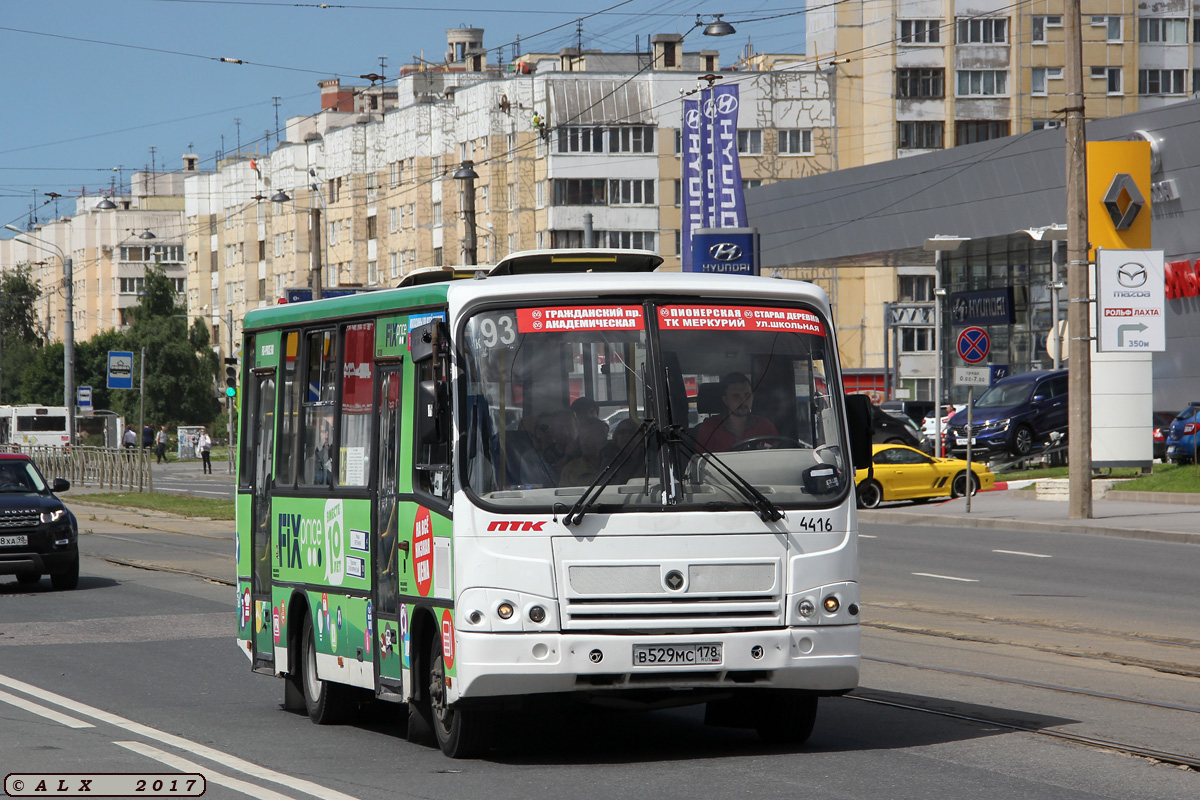 Санкт-Петербург, ПАЗ-320402-05 № n416