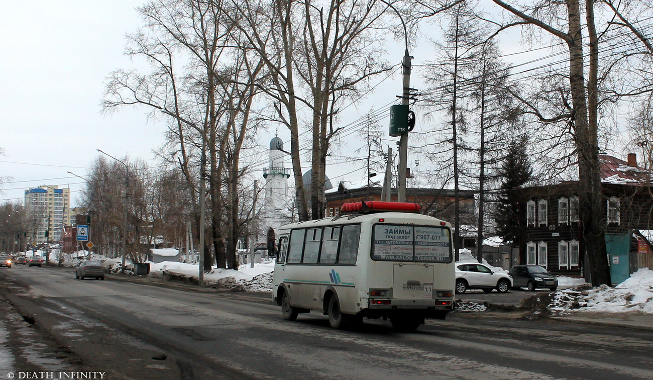 Томская область, ПАЗ-32053 № М 594 УО 36