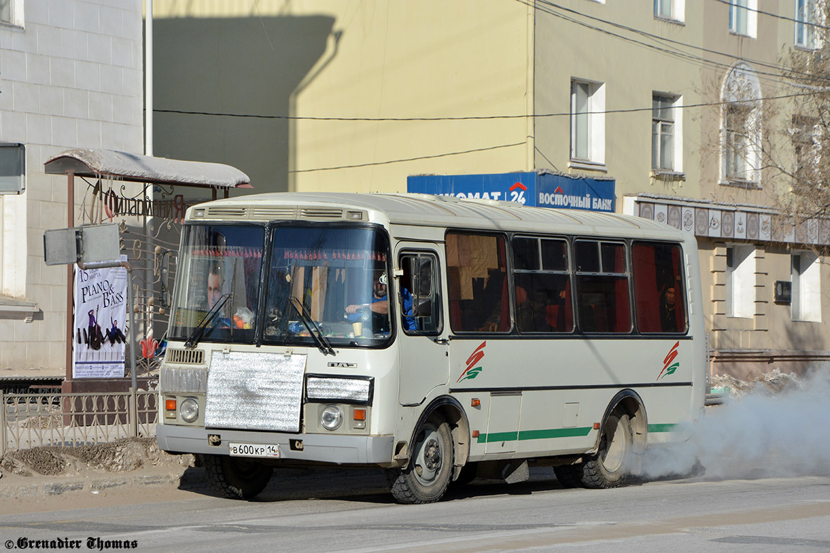 Sakha (Yakutia), PAZ-32054 # В 600 КР 14